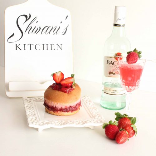 Strawberry Daiquiri Cocktail Cake
